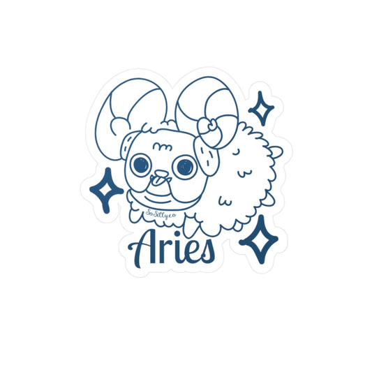 So Silly Astrology Dog | Vinyl Decal - Aries