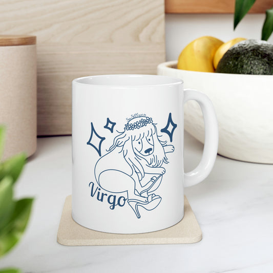So Silly Astrology Dog | 11oz Ceramic Mug - Virgo