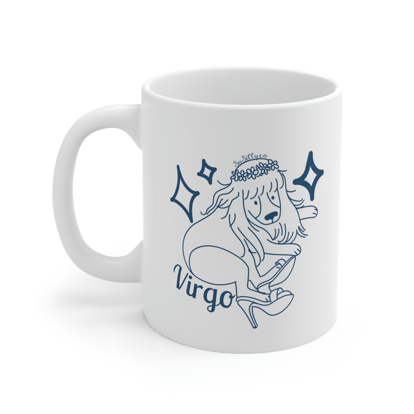 So Silly Astrology Dog | 11oz Ceramic Mug - Virgo