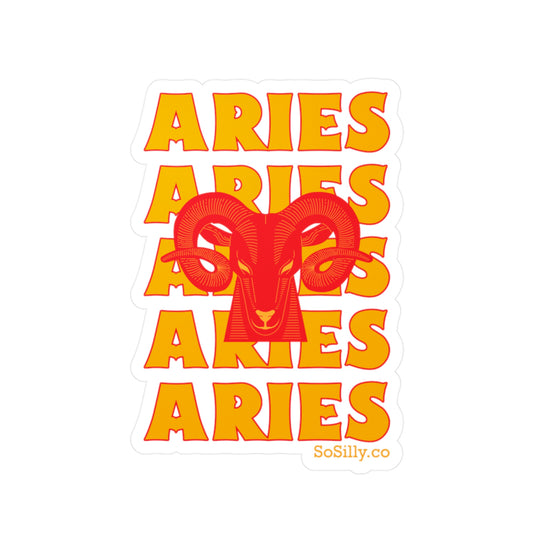 Intense Aries | Vinyl Decal