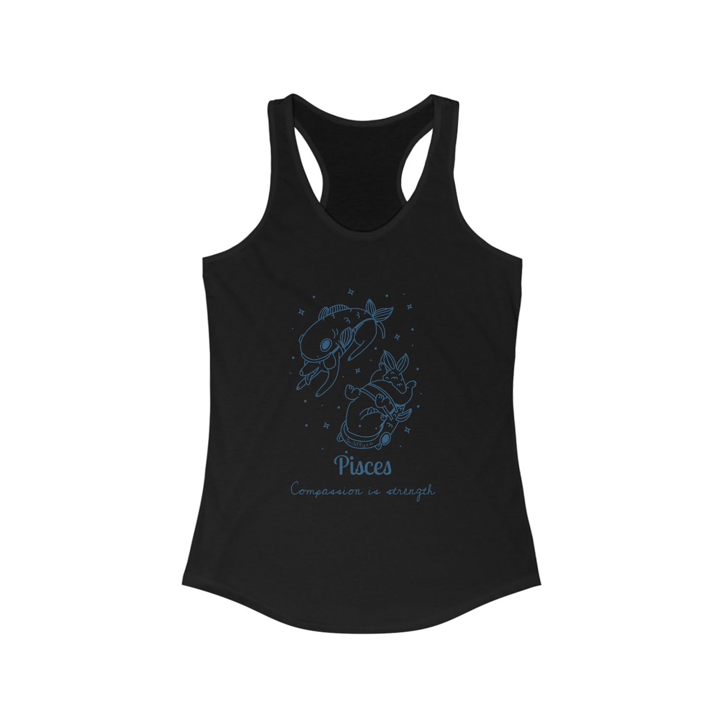 So Silly Astrology Dog | Women's Racerback Tank - Pisces