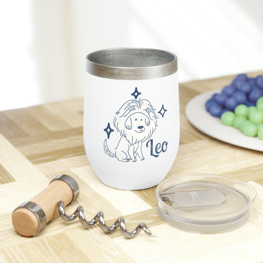 So Silly Astrology Dog | Chill Wine Tumbler - Leo