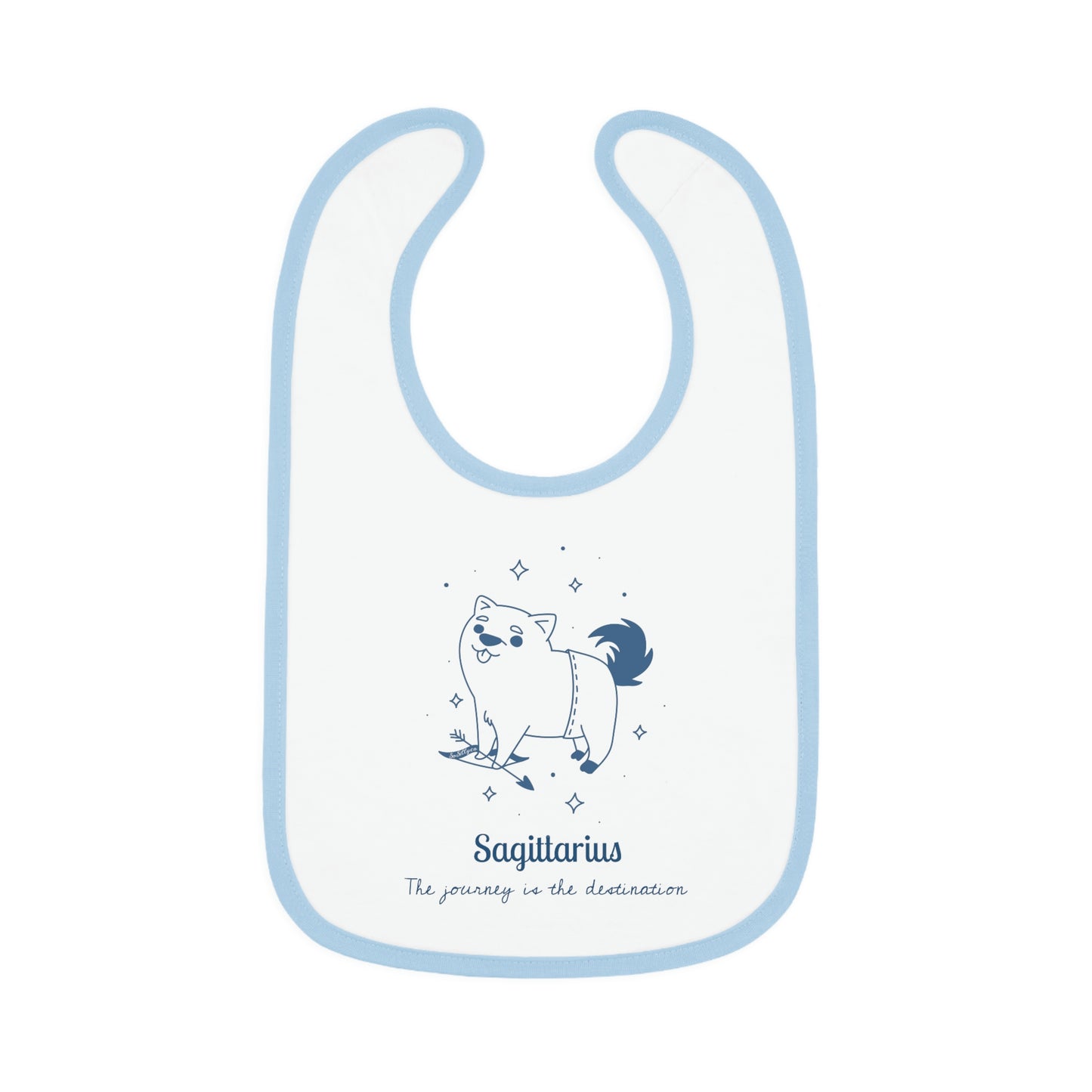 So Silly Astrology Dog | Baby Bib - Sagittarius