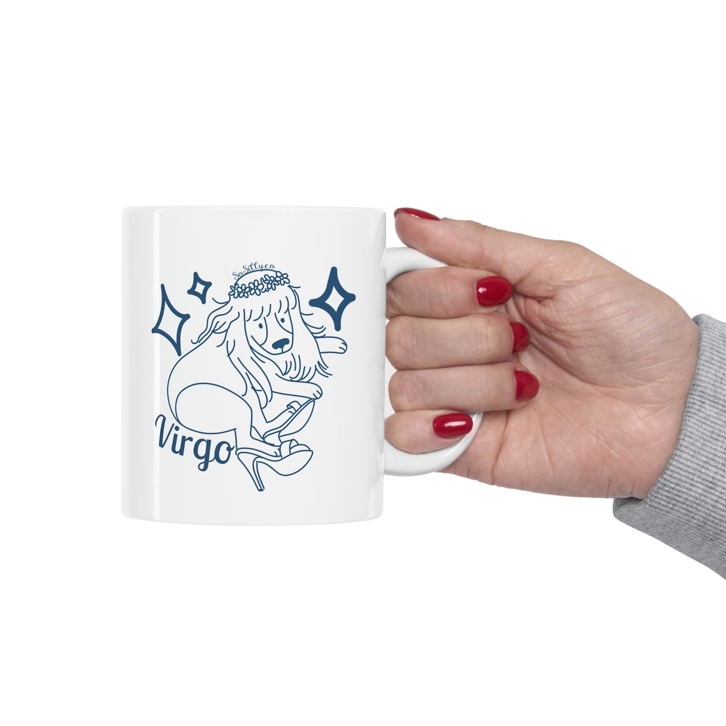 So Silly Astrology Dog | 11oz Ceramic Mug - Virgo