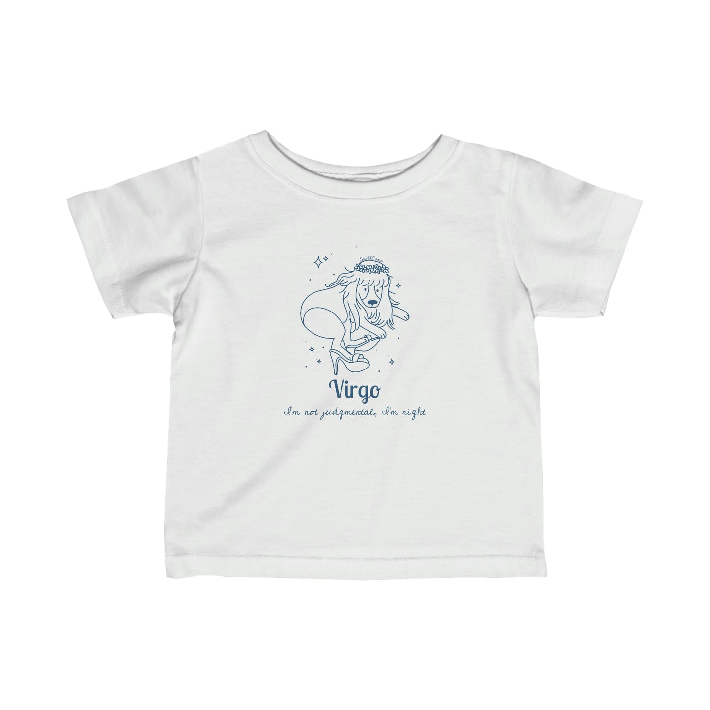 So Silly Astrology Dog | Baby Tee - Virgo