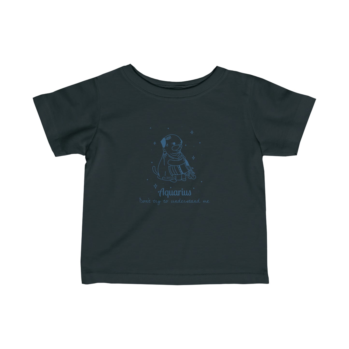 So Silly Astrology Dog | Baby Tee - Aquarius