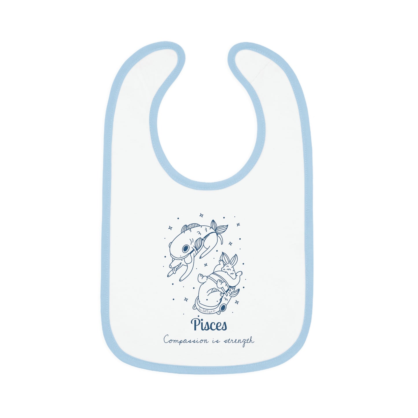 So Silly Astrology Dog | Baby Bib - Pisces