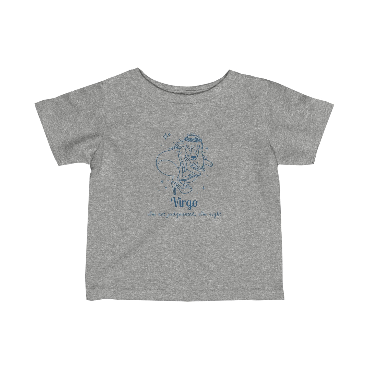 So Silly Astrology Dog | Baby Tee - Virgo