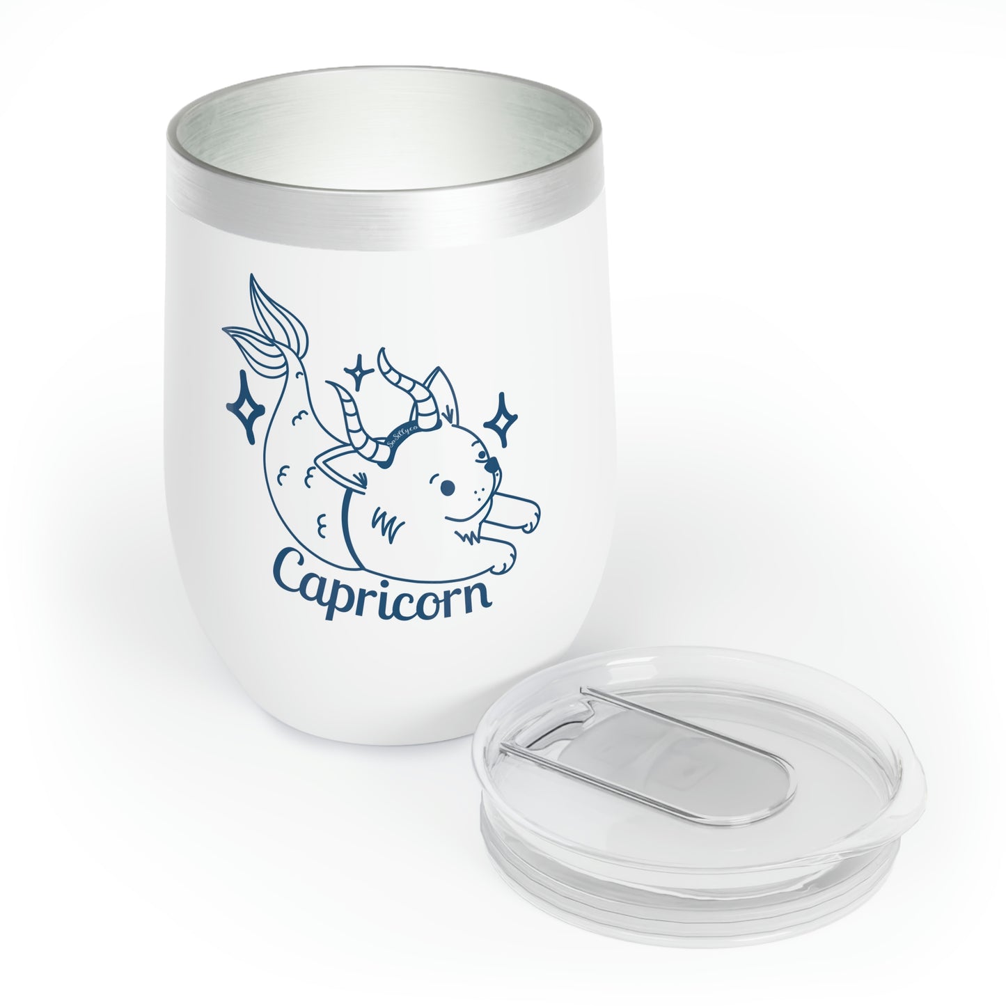 So Silly Astrology Dog | Chill Wine Tumbler - Capricorn