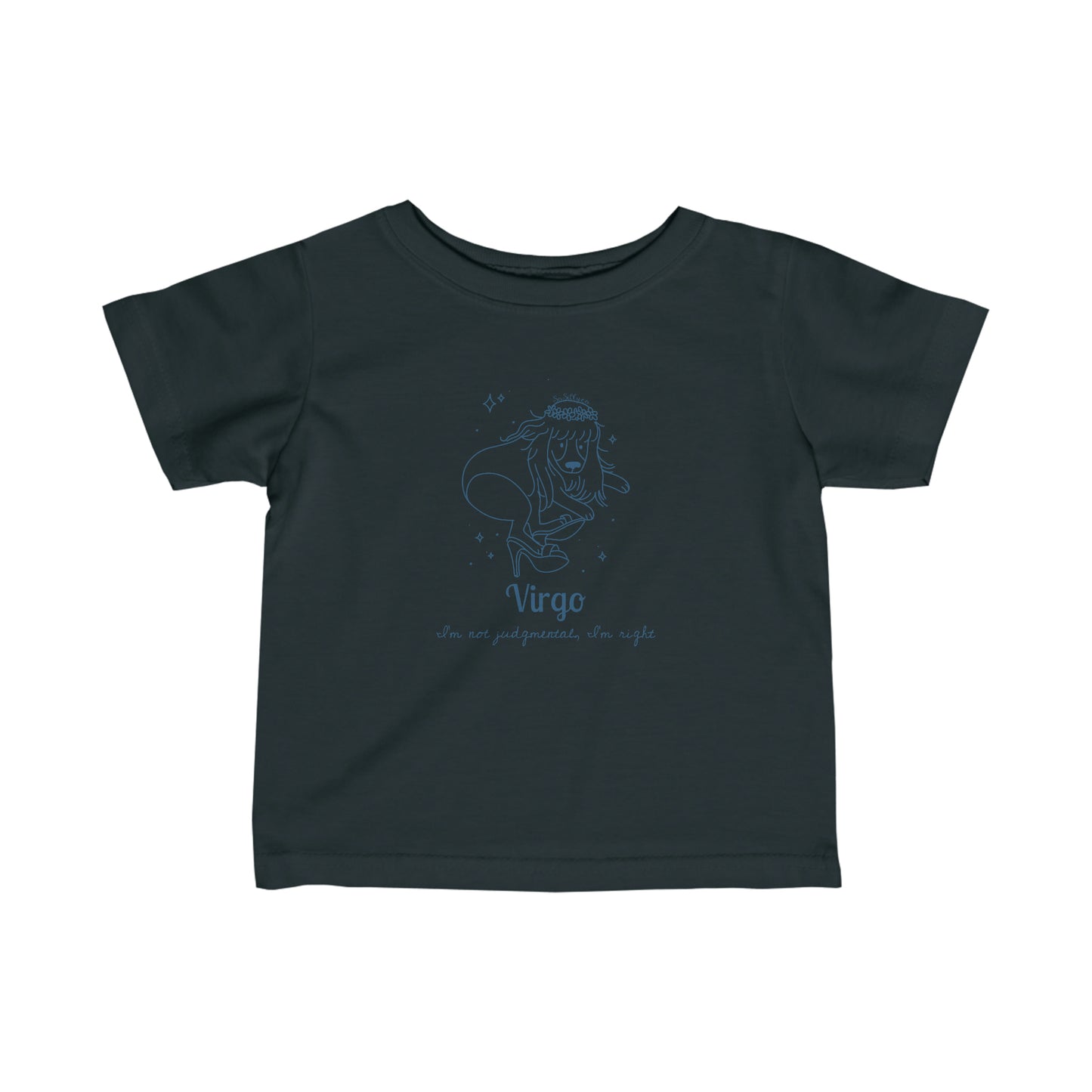 So Silly Astrology Dog | Baby Tee - Virgo