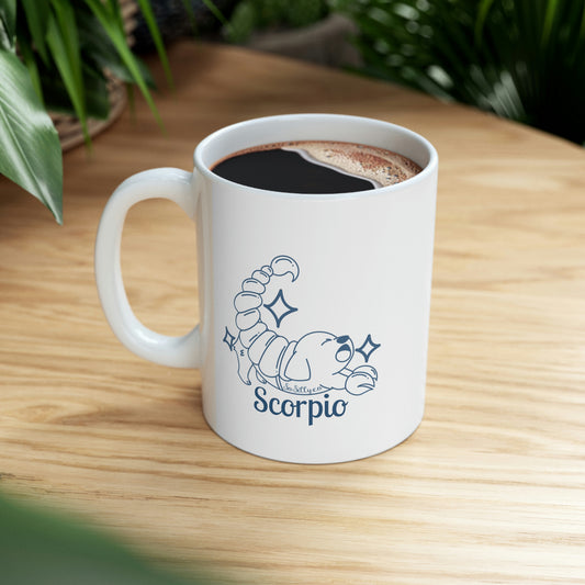 So Silly Astrology Dog | 11oz Ceramic Mug - Scorpio