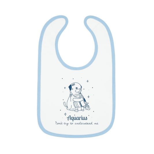 So Silly Astrology Dog | Baby Bib - Aquarius