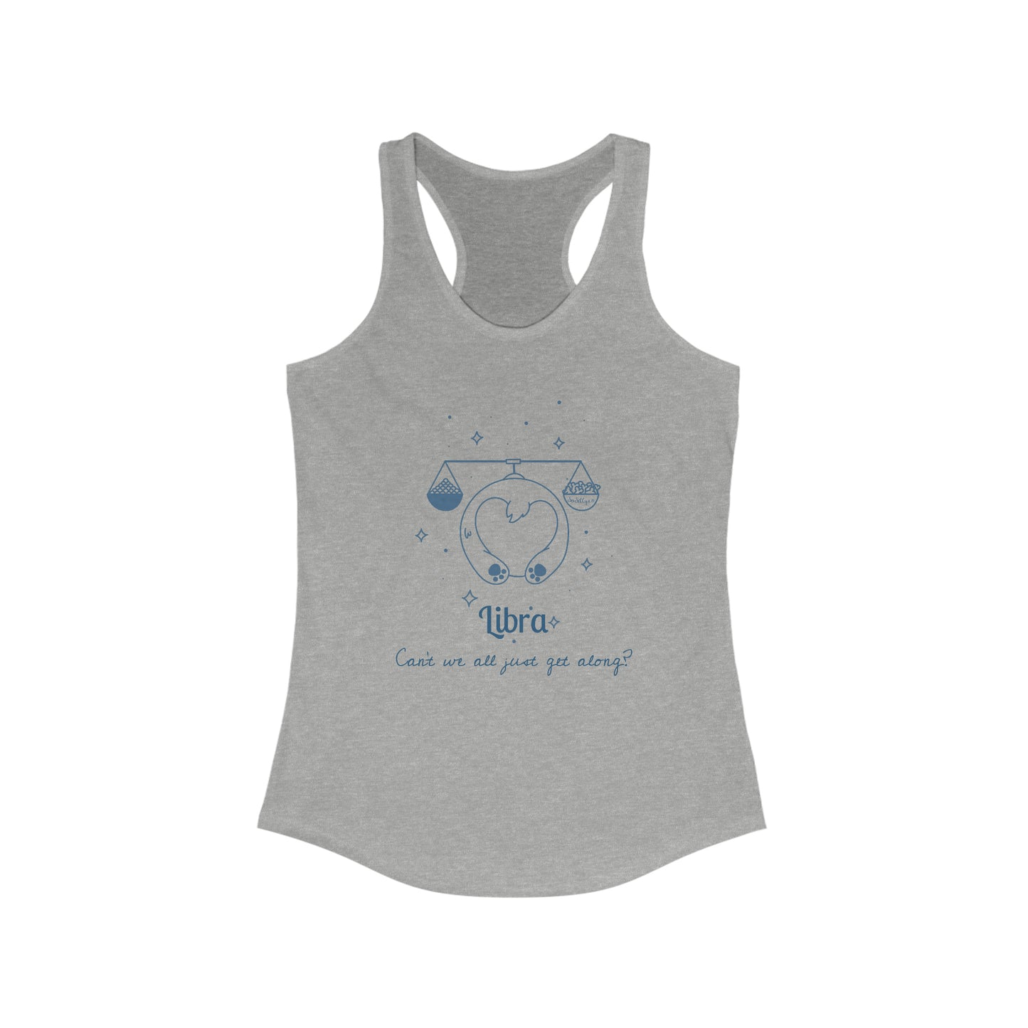 So Silly Astrology Dog | Women's Racerback Tank - Libra