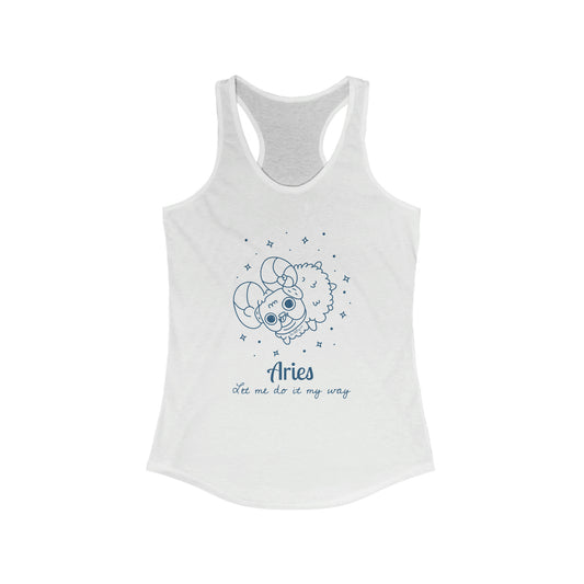 So Silly Astrology Dog | Women's Racerback Tank - Aries