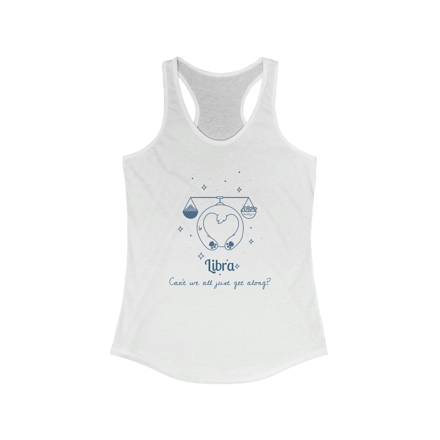 So Silly Astrology Dog | Women's Racerback Tank - Libra