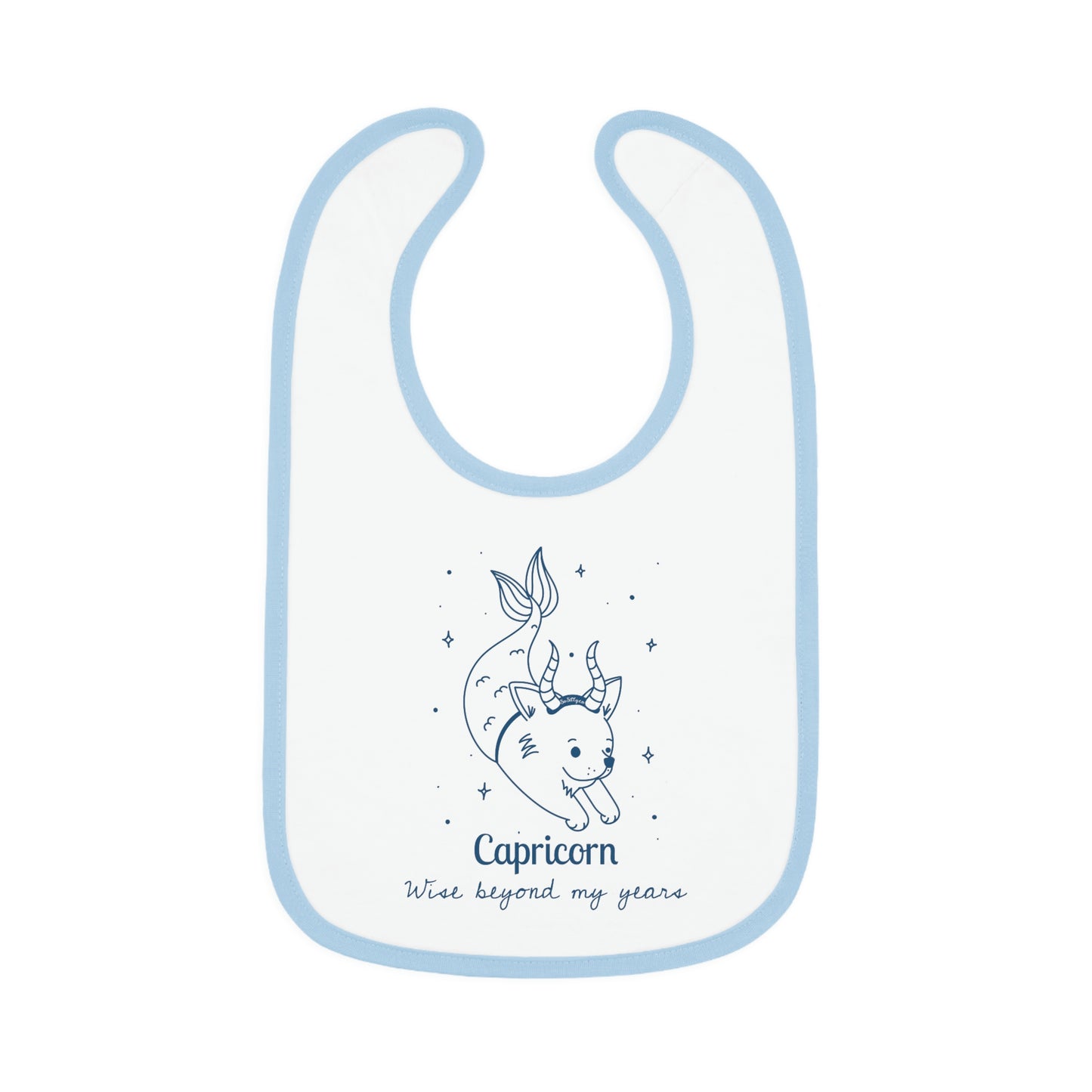 So Silly Astrology Dog | Baby Bib - Capricorn