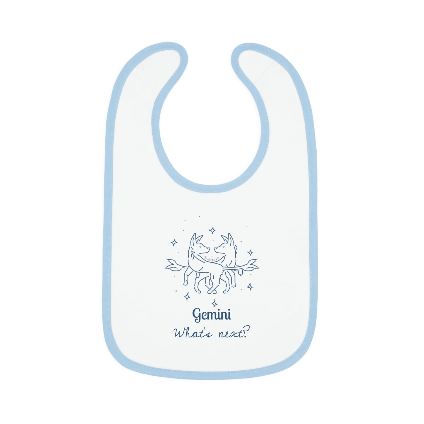 So Silly Astrology Dog | Baby Bib - Gemini