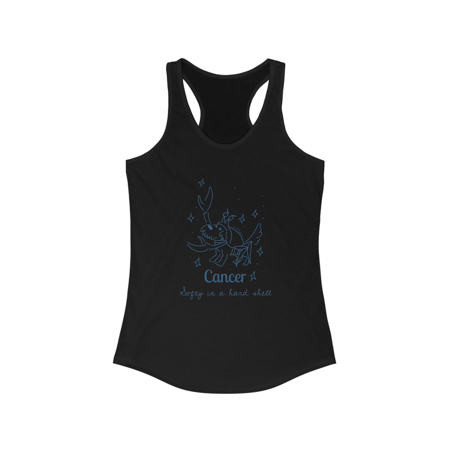 So Silly Astrology Dog | Women's Racerback Tank - Cancer