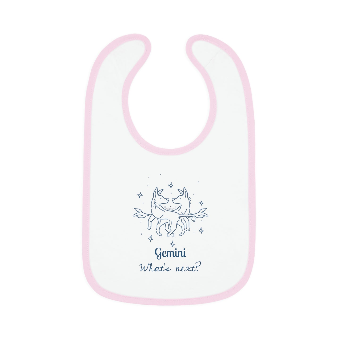So Silly Astrology Dog | Baby Bib - Gemini