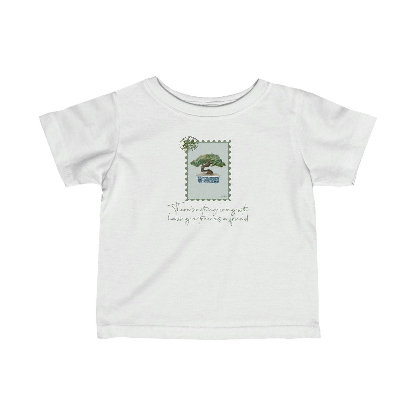 Bob Ross Quote Tree Friend Infant Fine Jersey Tee