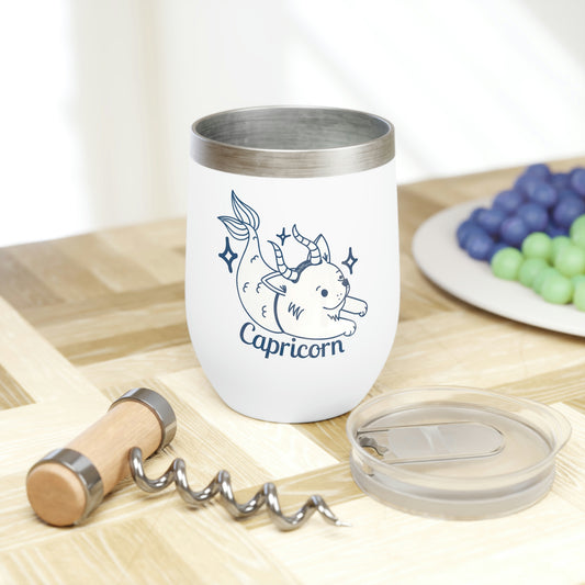 So Silly Astrology Dog | Chill Wine Tumbler - Capricorn