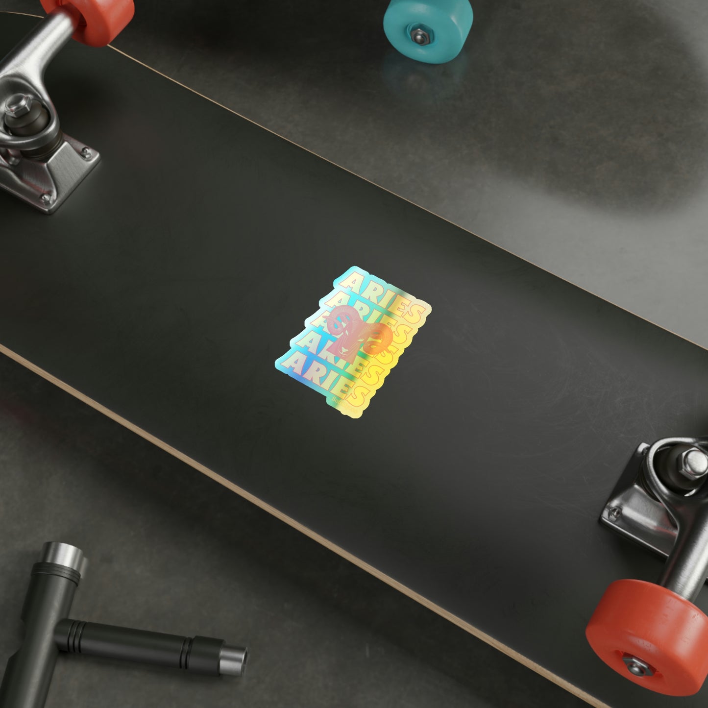 Intense Aries | Holographic Die-cut Sticker