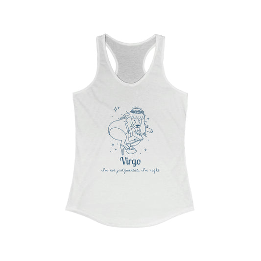 So Silly Astrology Dog | Women's Racerback Tank - Virgo