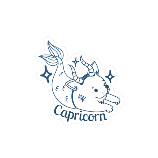 So Silly Astrology Dog | Vinyl Decal - Capricorn