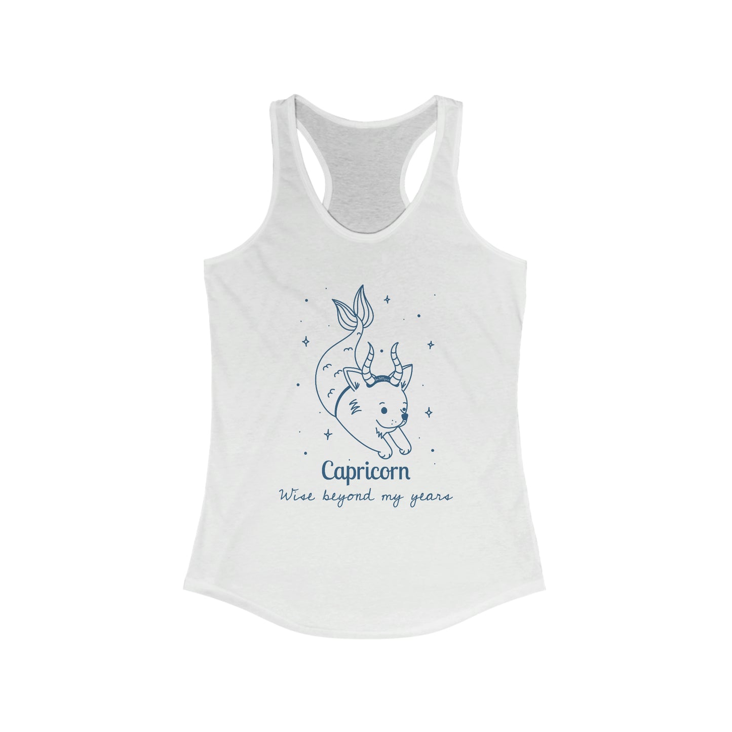 So Silly Astrology Dog | Women's Racerback Tank - Capricorn