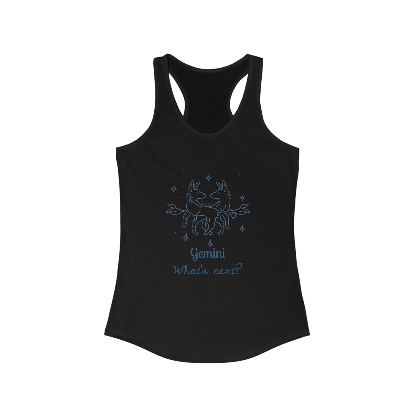 So Silly Astrology Dog | Women's Racerback Tank - Gemini