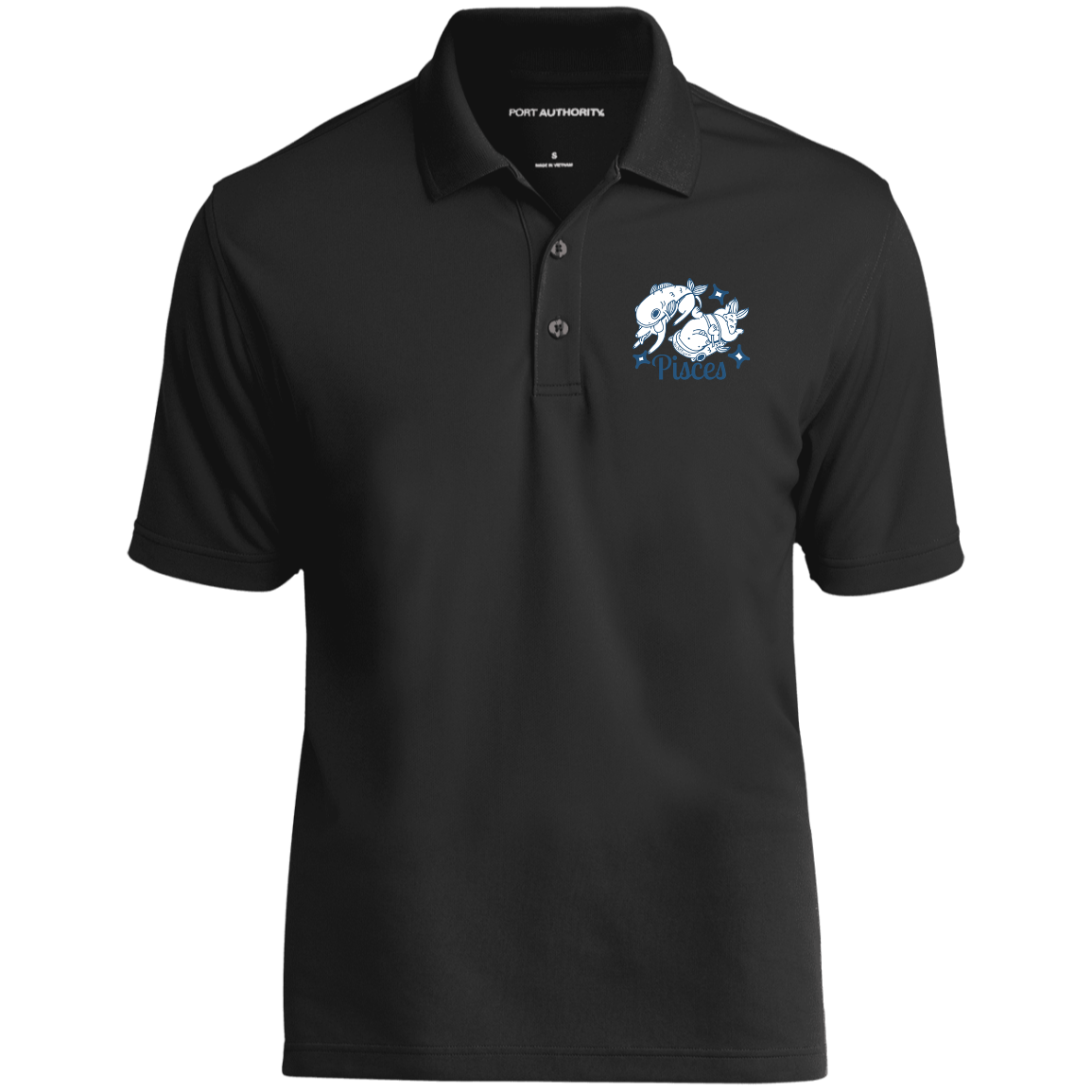 So Silly Astrology Dog | Men's Polo - Pisces