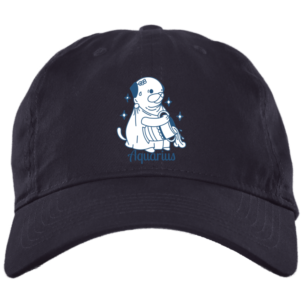 So Silly Astrology Dog | Unstructured Dad Hat - Aquarius