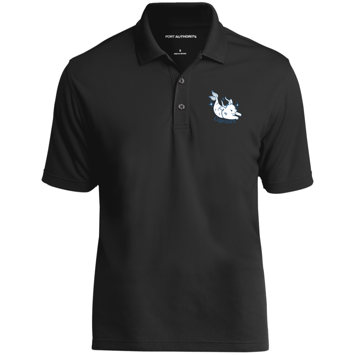 So Silly Astrology Dog | Men's Polo - Capricorn