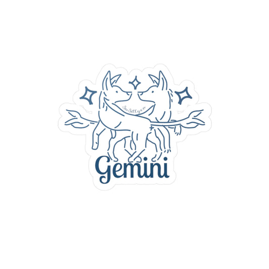 So Silly Astrology Dog | Vinyl Decal - Gemini