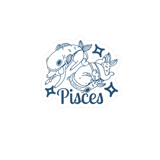 So Silly Astrology Dog | Vinyl Decal - Pisces