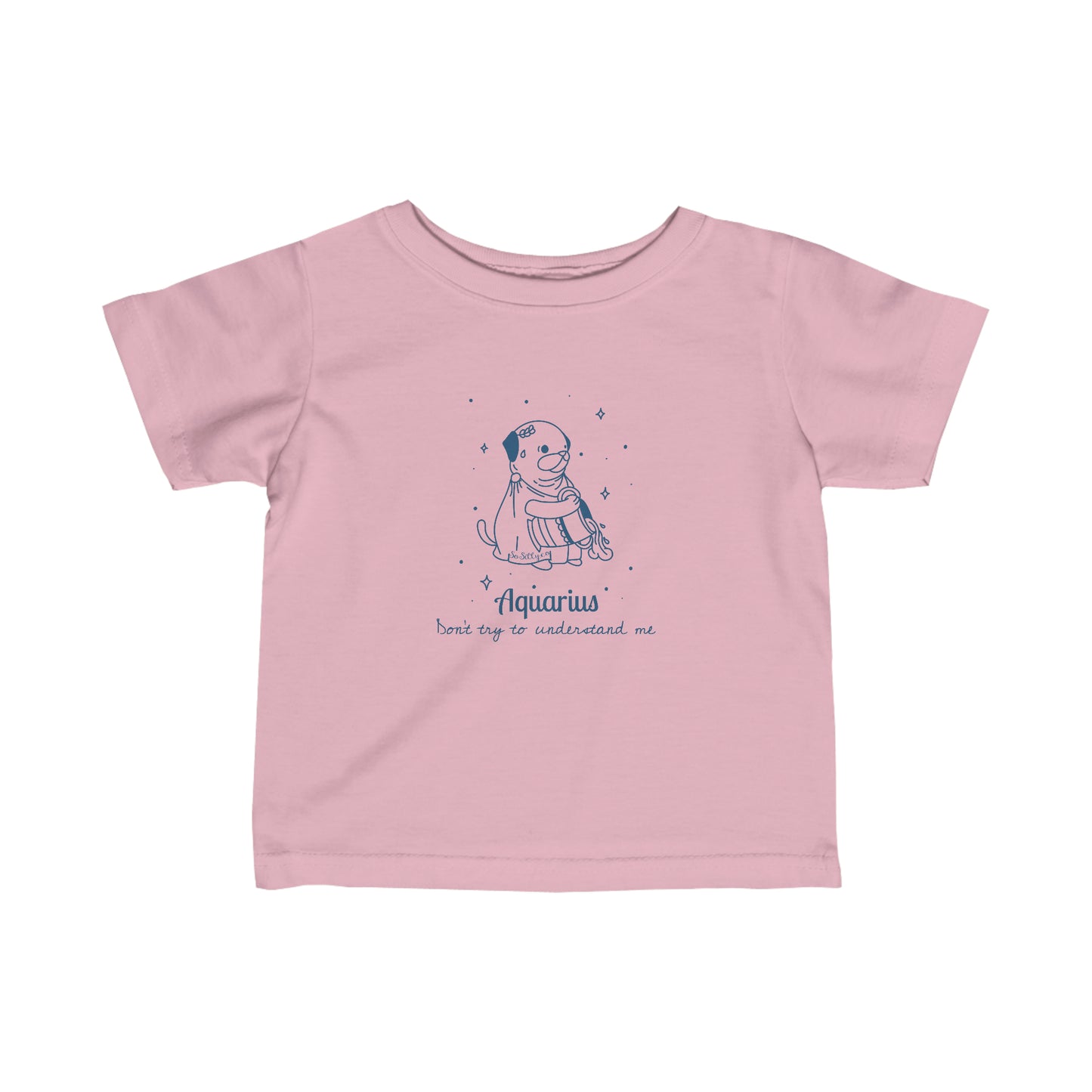 So Silly Astrology Dog | Baby Tee - Aquarius