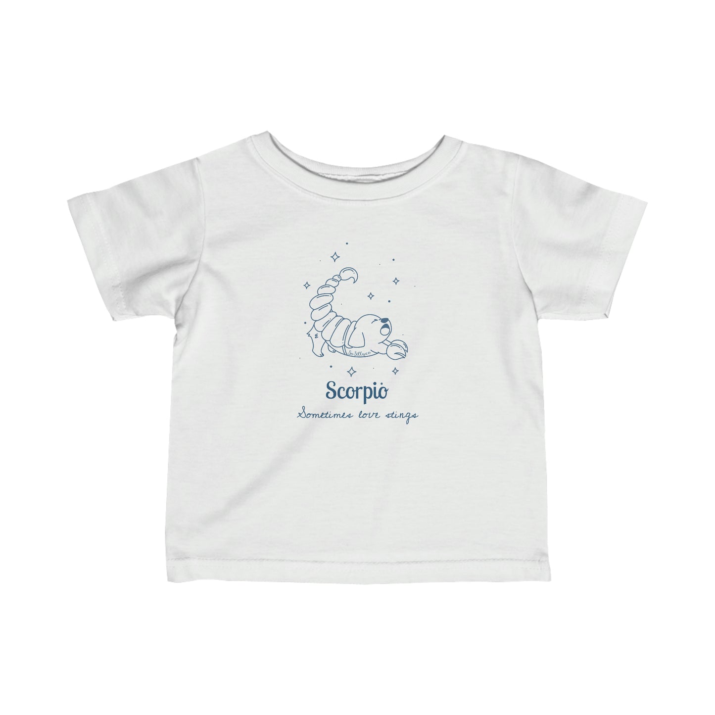 So Silly Astrology Dog | Baby Tee - Scorpio