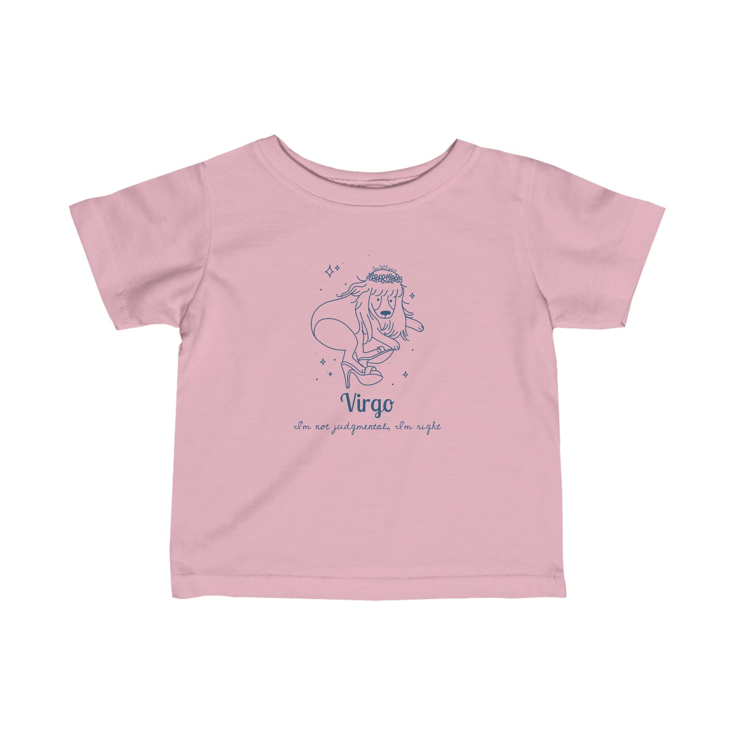 So Silly Astrology Dog | Baby Tee - Virgo