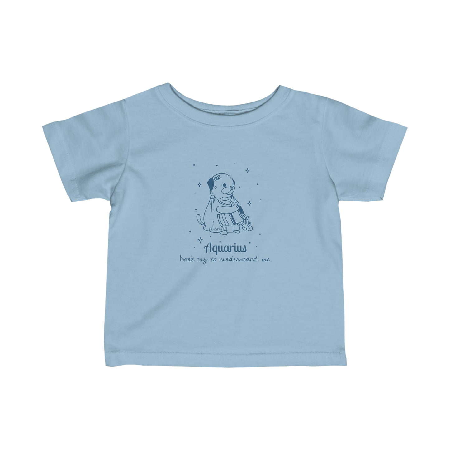 So Silly Astrology Dog | Baby Tee - Aquarius