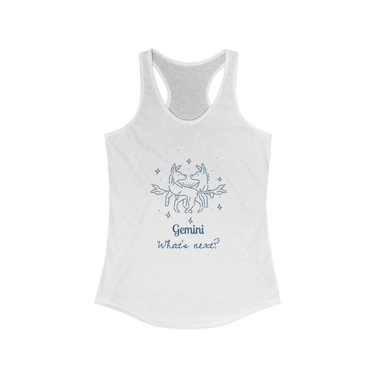 So Silly Astrology Dog | Women's Racerback Tank - Gemini