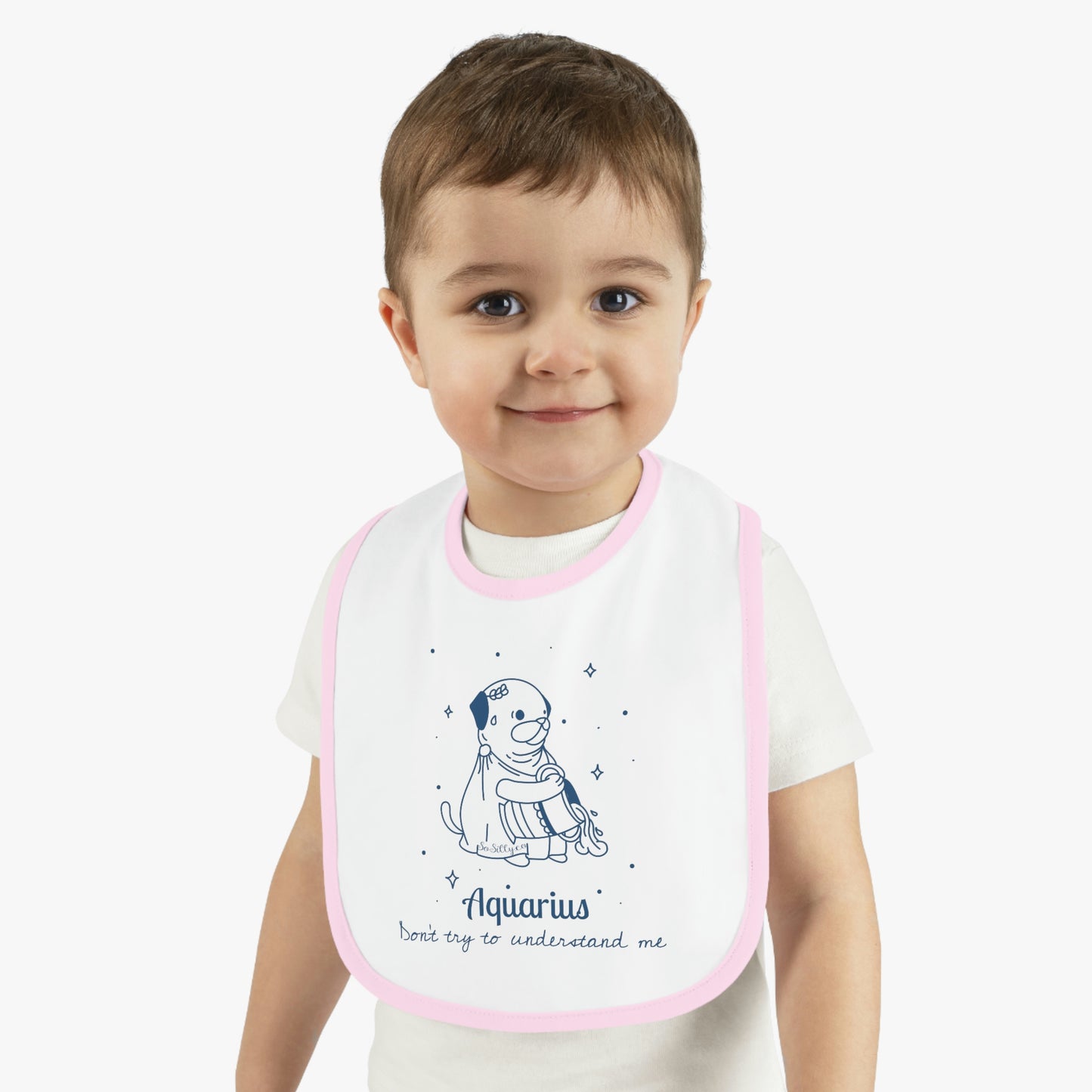 So Silly Astrology Dog | Baby Bib - Aquarius