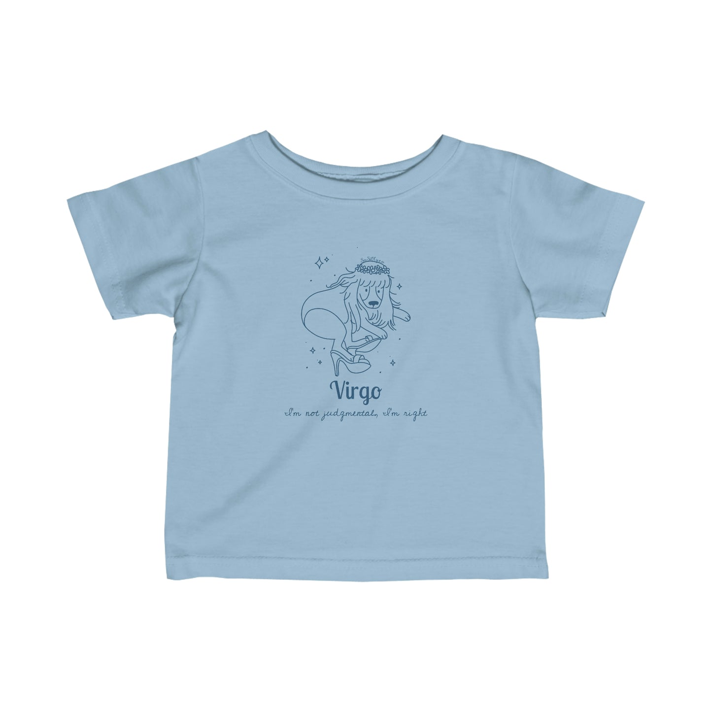 So Silly Astrology Dog | Baby Tee - Virgo
