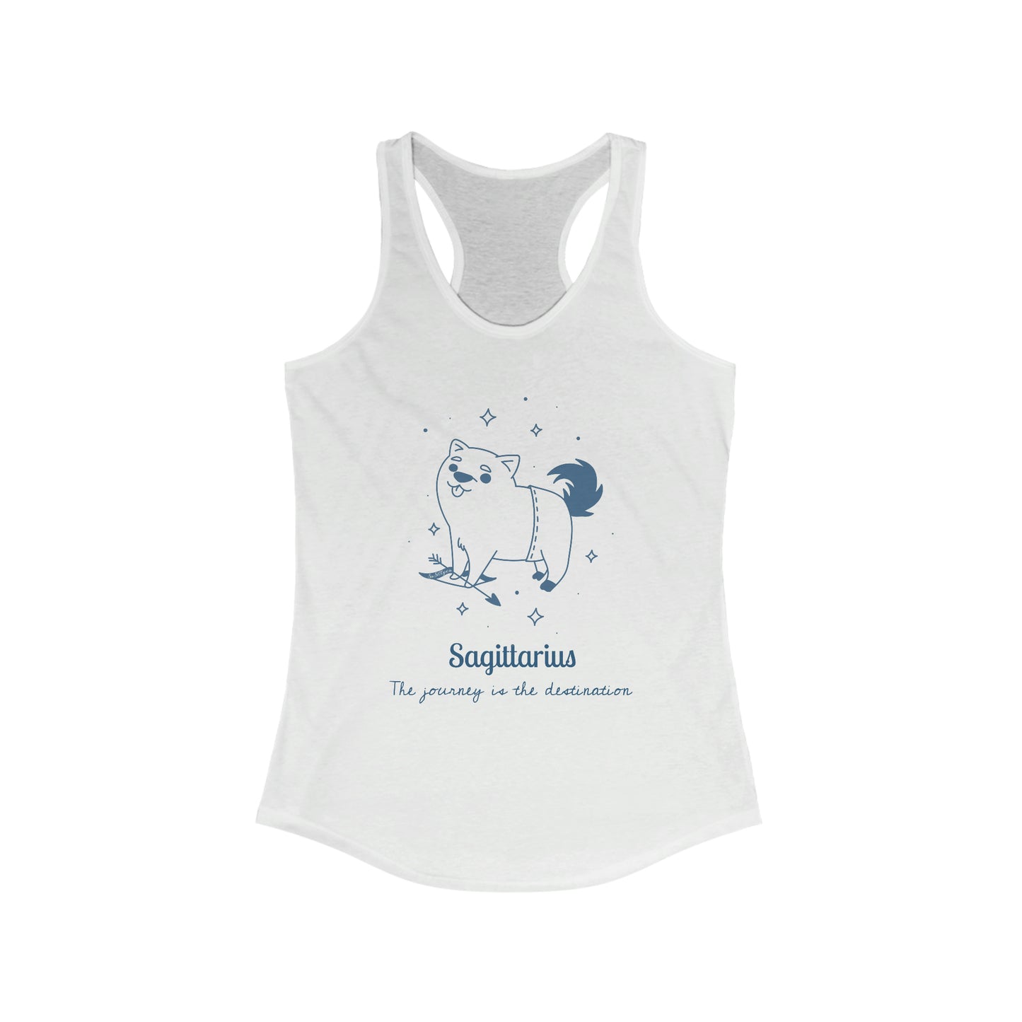 So Silly Astrology Dog | Women's Racerback Tank - Sagittarius