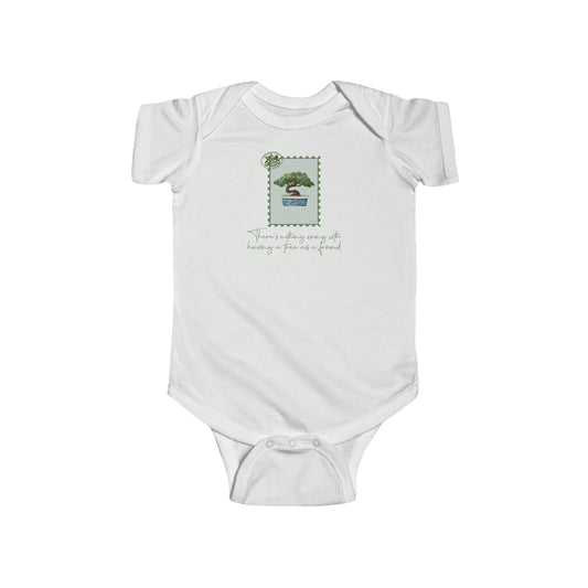 Bob Ross Quote Tree Friend Infant Fine Jersey Onesie