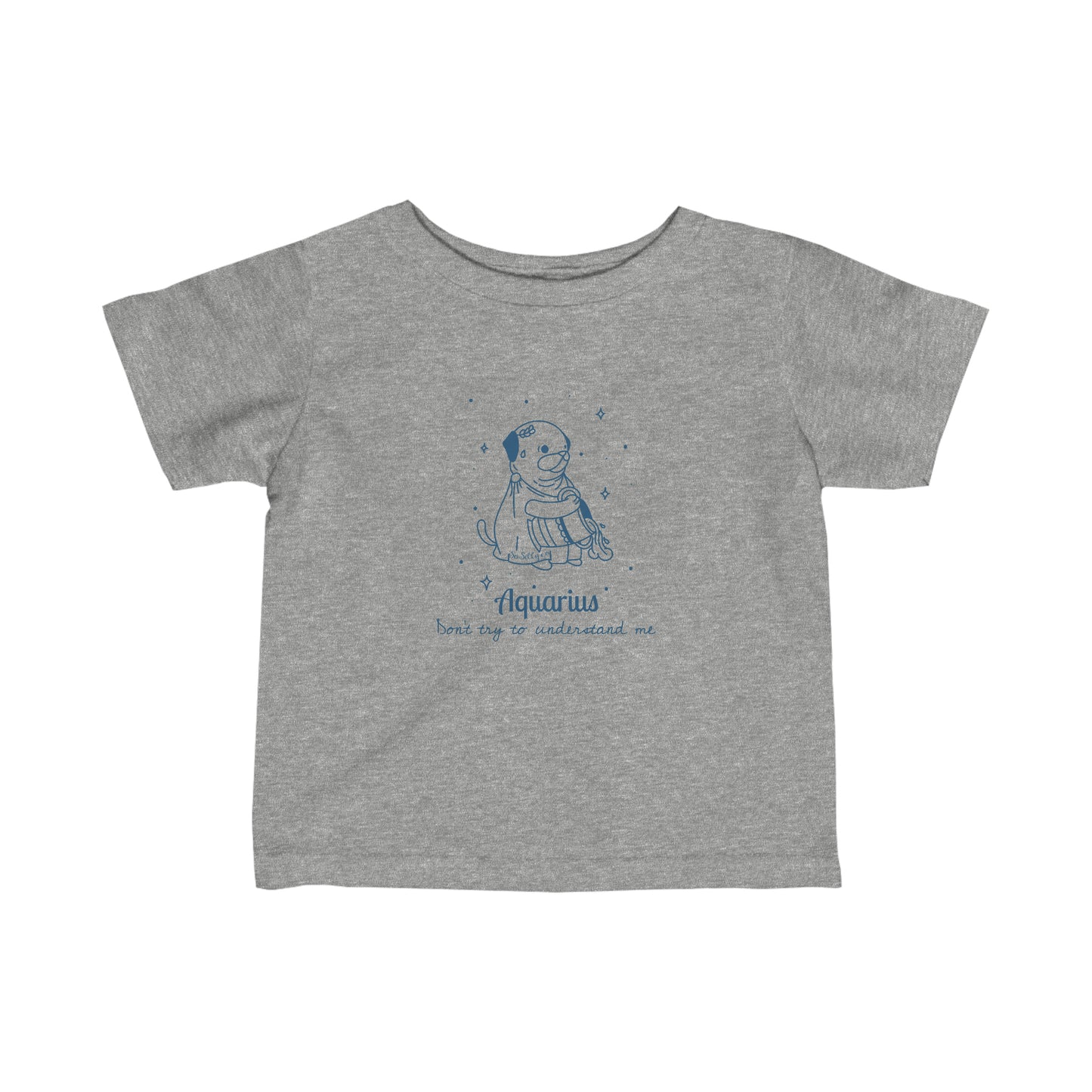 So Silly Astrology Dog | Baby Tee - Aquarius