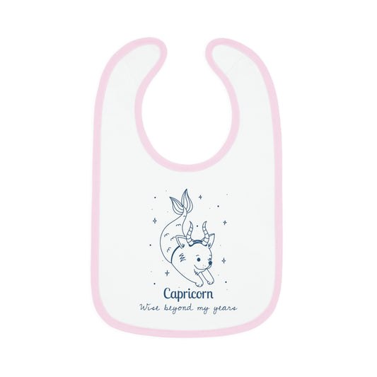 So Silly Astrology Dog | Baby Bib - Capricorn
