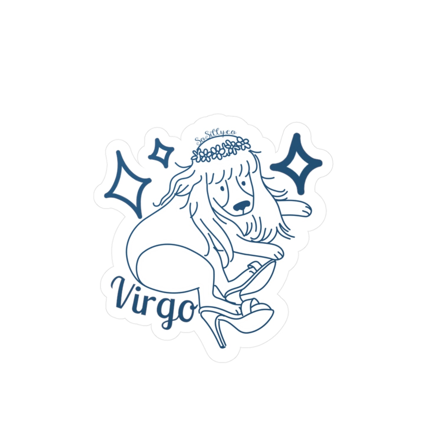 So Silly Astrology Dog | Vinyl Decal - Virgo