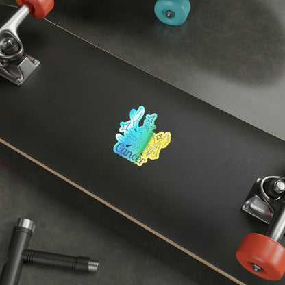 So Silly Astrology Dog | Holographic Die-cut Sticker - Cancer