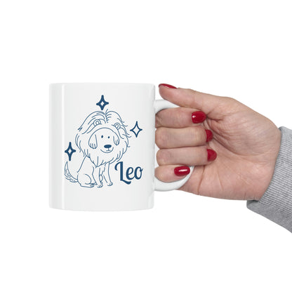 So Silly Astrology Dog | 11oz Ceramic Mug - Leo