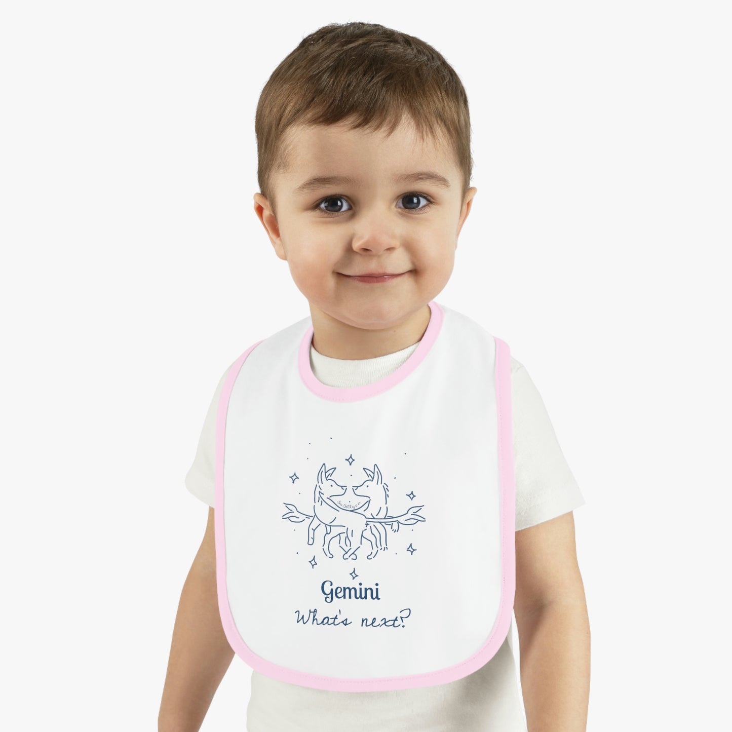 So Silly Astrology Dog | Baby Bib - Gemini